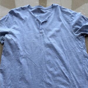 Casual Light Blue Short Sleeve